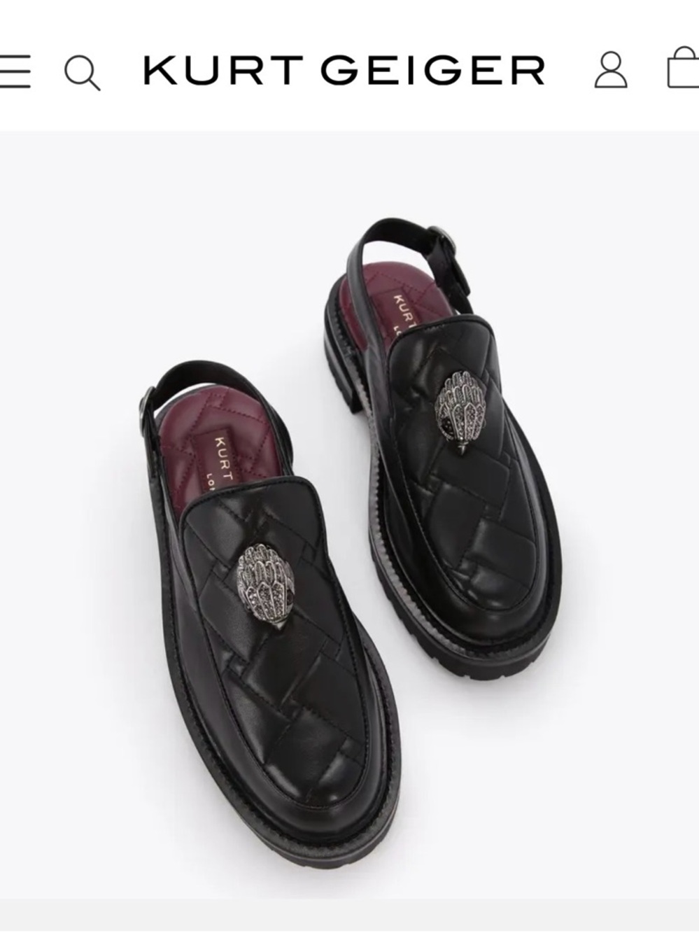 Kurt Geiger London - Bobby Sling Back Mule